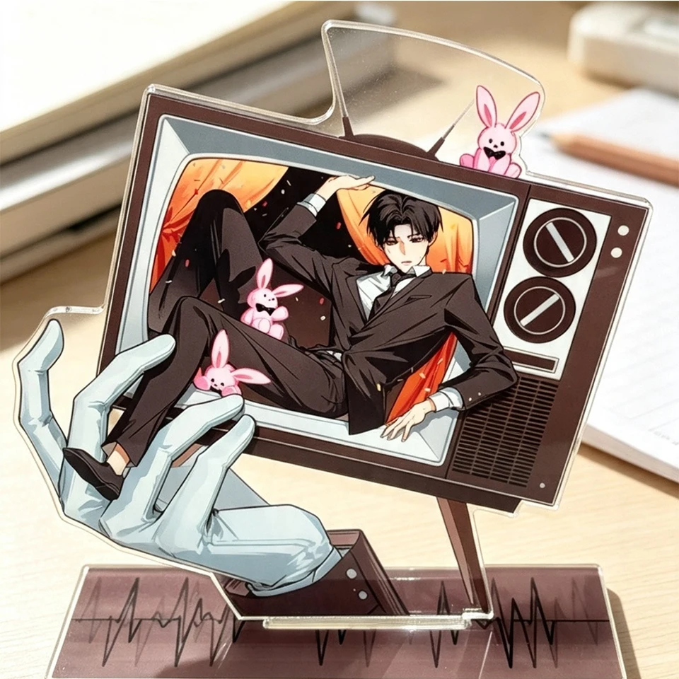 Anime Got Dropped into a Ghost Story Still Gotta Work GSGW Kim Soleum Acrylic Standing Plate Figure Stand Desktop Ornament Props