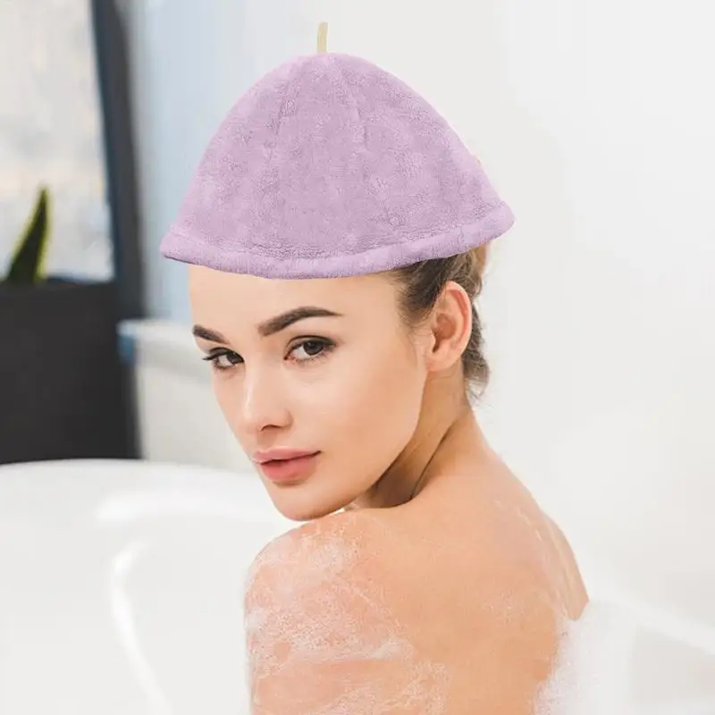 Coral Fleece Drying Hair Cap Quick Dry Plush Bathroom Cap Drying Hair Cap Multipurpose Hair Towel For Women Girlfriend Mother