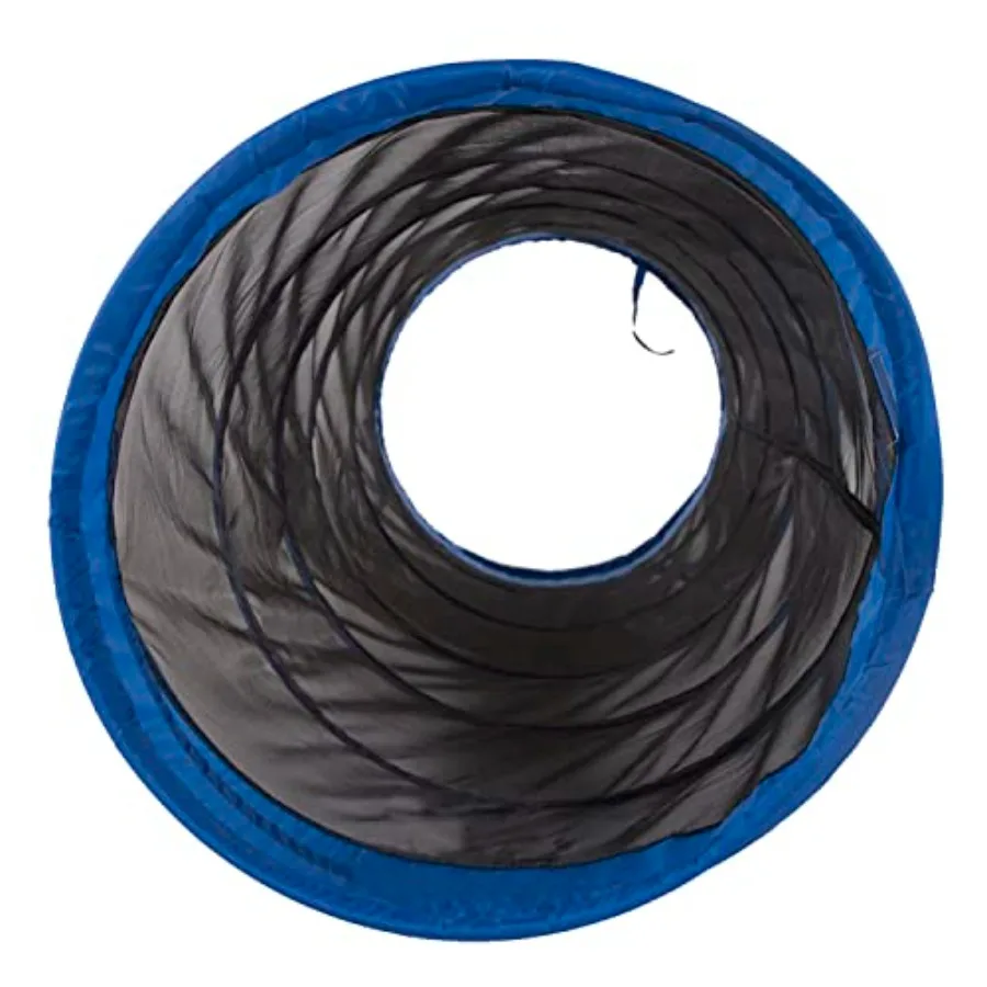 نفق لعب الزحف للأطفال The Fun Tube بطول 6 أقدام، بقطر 6 × 19 بوصة، أزرق/أسود
