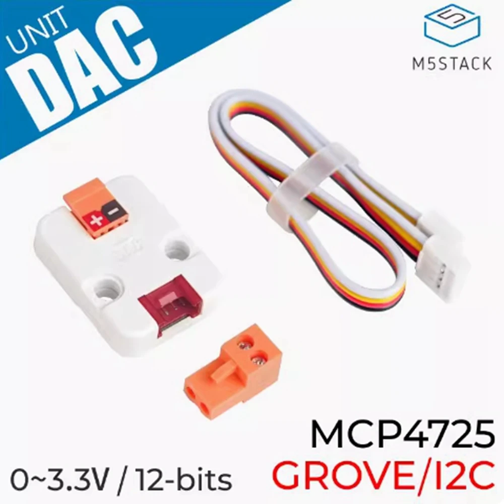 M5Stack мини ЦАП прерывательный модуль MCP4725 макетная плата 12 цифр Гров/I2C