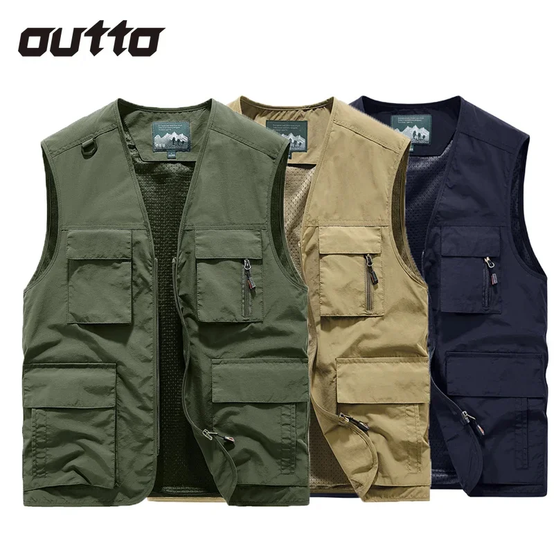 

Tactics Vest Men Multi-Pocket Quick Dry Tank Top Lightweight Breathable Outdoor Fishing Camping Climbing Hunting Summer