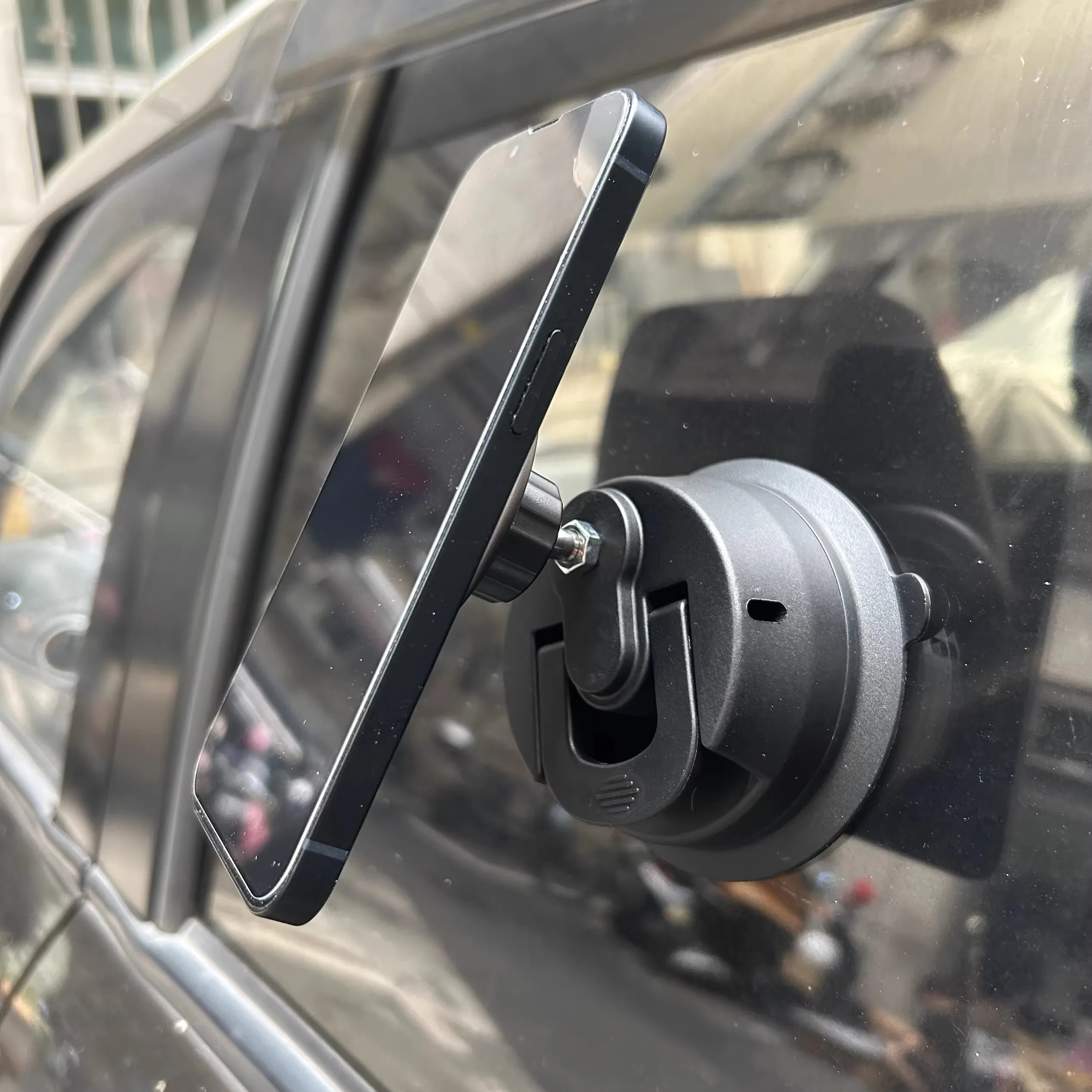 

Aluminum Alloy Vacuum Suction Cup Excavator Mobile Phone Holder Strong Magnetic Shock Resistant Live Broadcast Stand