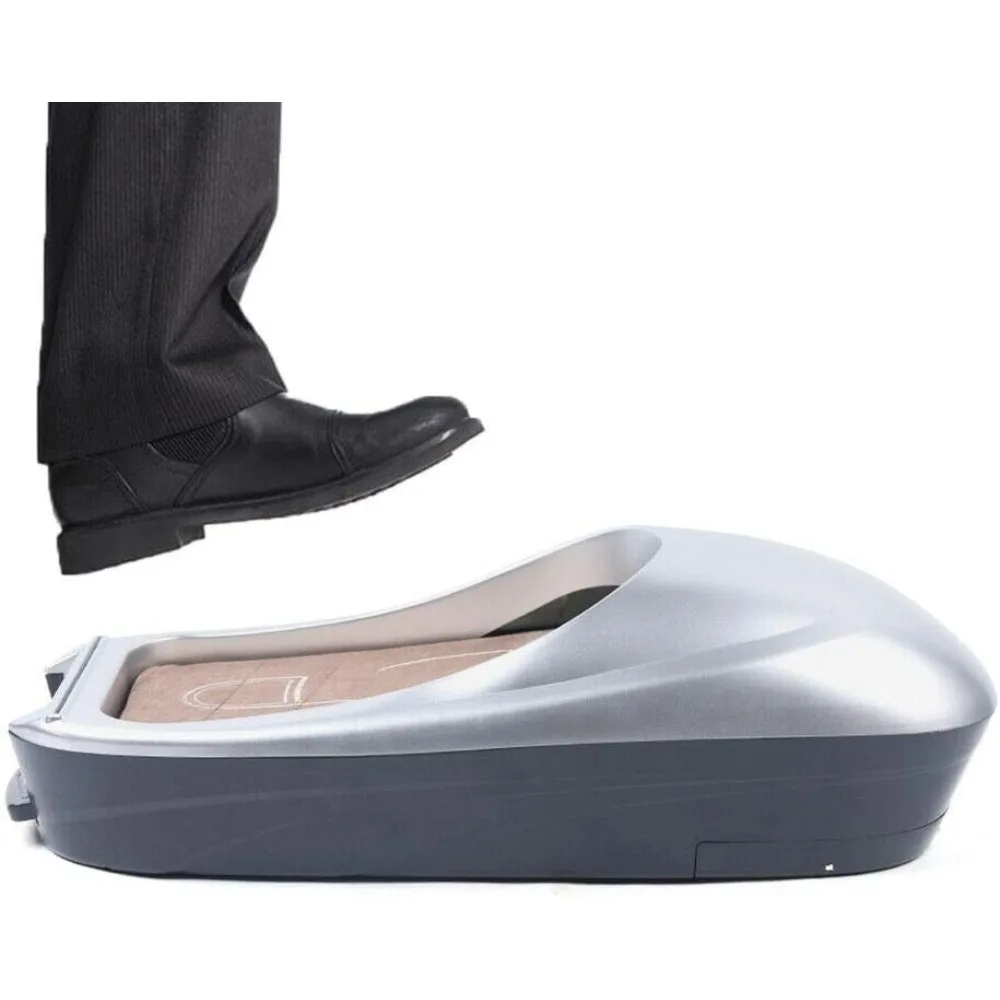 

Shoe Wrapping Machine, Machine Home Office Lab Automatic Shoe Film , Portable Disposable Overshoes Dispenser