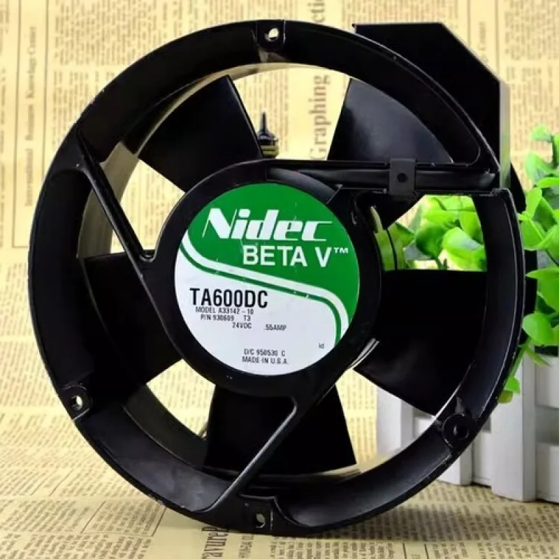 

C for Nidec TA600DC A33142-10 24V 0.55A 17CM 170*50MM Inverter Cooling Fan