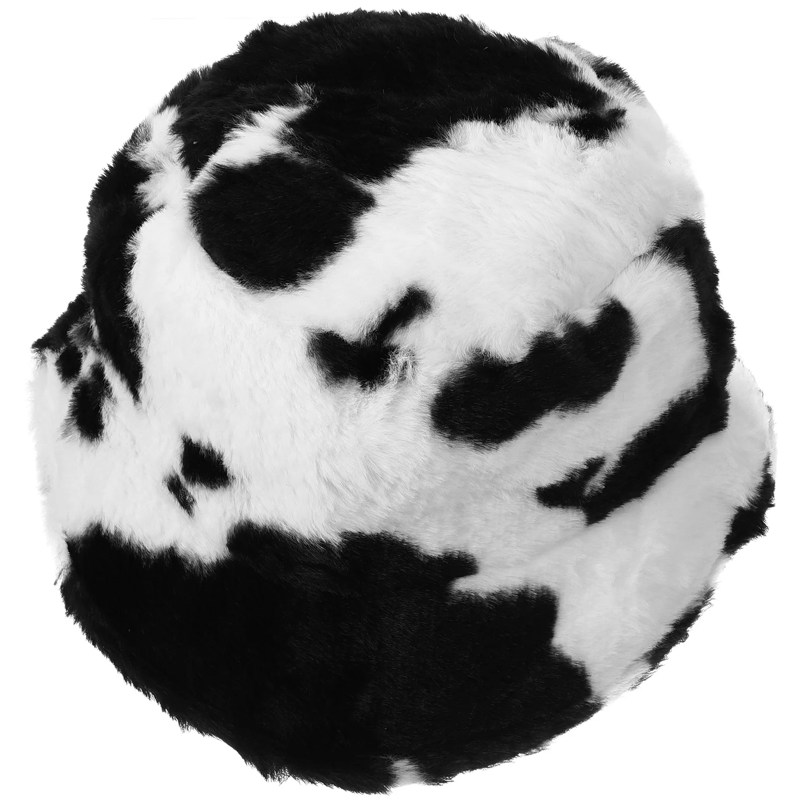 Cow Print Beanie Woolen Hat Wearing Decor Women's Hats & Caps Female Pattern Design Skiing Knitted Good-looking