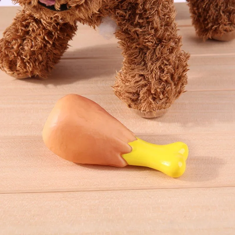 Squeaky Dog Rubber Toys Bite Resistant Dog Latex Chew Toy Animal Shape Puppy Sound Toy Dog Supplies For Small Medium Large Dog