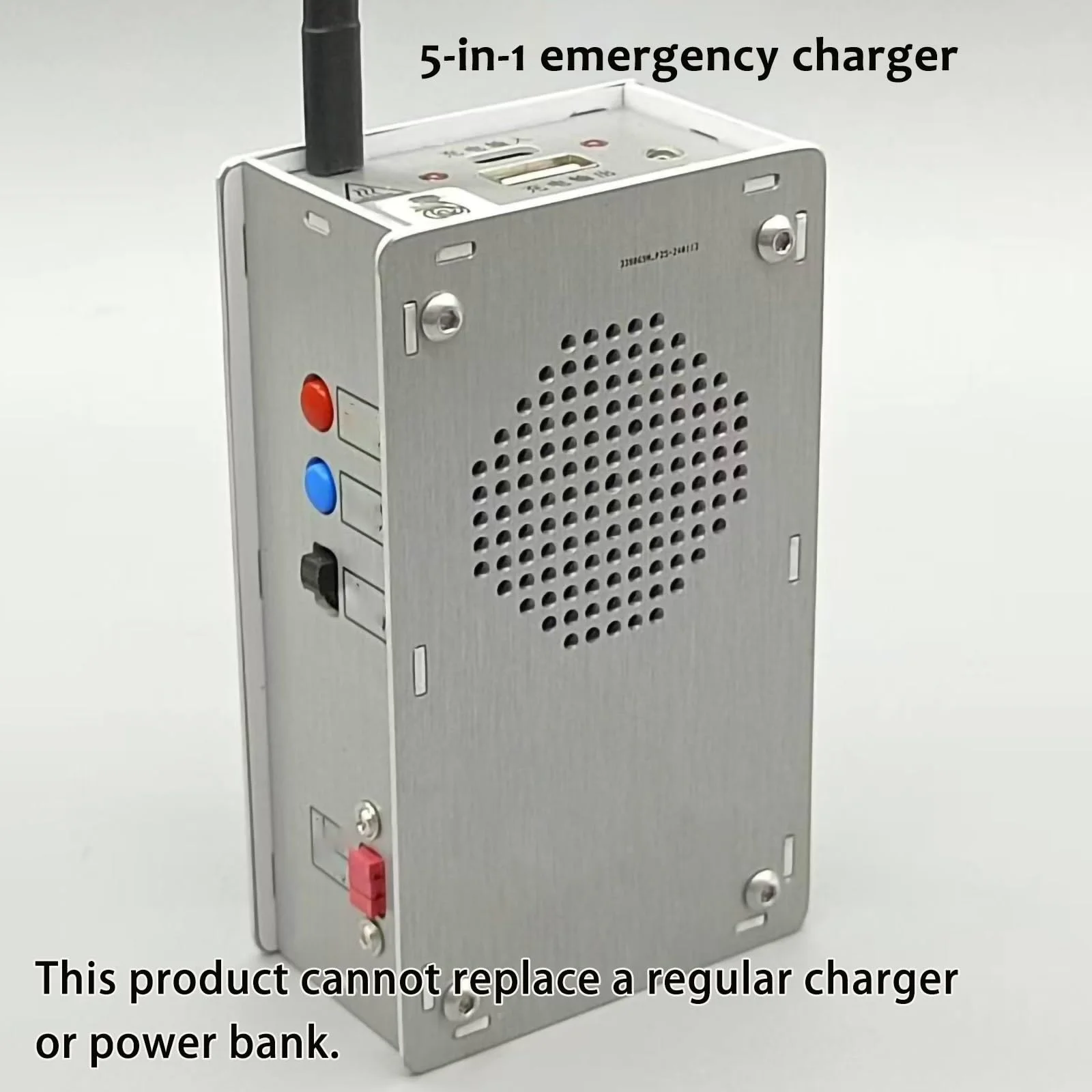 2026Portable Hand Crank Emergency Generator With LED Flashlight, Radio & USB Charger, Survival Power Supply For Camping, Fishing view 4