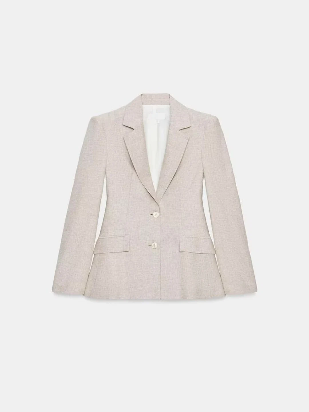 

Women's Casual Linen Blend Pleated Suit Jacket Breathable Long Sleeve Fashionable Spring Summer New Arrival 7748856