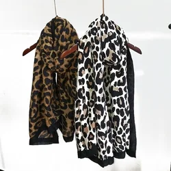 Luxury Brand Winter Scarf Leopard Women,Soft Pashminas Shawls And Scarves,Sjaal Muslim Hijab Animal Print Leopardo cape