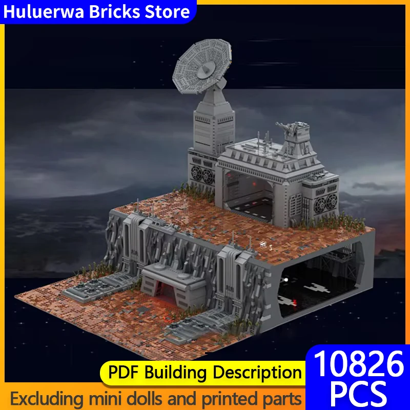 Star Movies Model MOC Building Bricks Satellite Communication Base Modular Technology Gifts Holiday Assemble Children Toys Suit