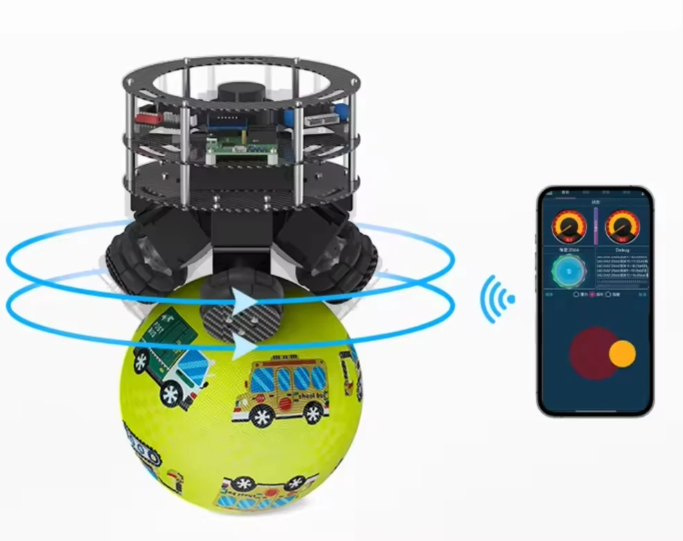 Picture 5: Open-Source Ball-Balancing Robot for Education and Maker Boards for Schools and Robotics Enthusiasts