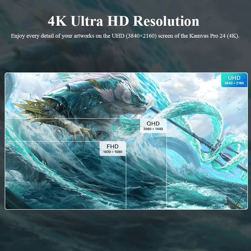 24 4K Ultra HD Art Designing Drawing Graphic Tablet with Screen Digital Pen Tablette Graphique Dessin