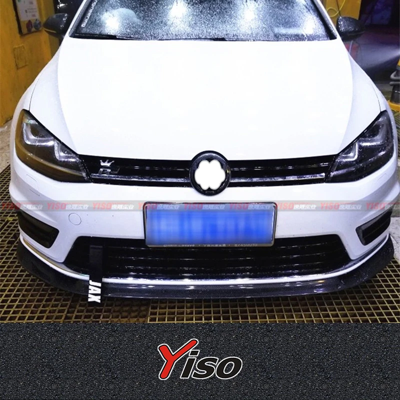 مناسبة لـ GOLF 7 R GTI Rline سبويلر أمامي معدل للتدوير GOLF 7 R Rline ألياف الكربون Reife طقم هوائي للشفاه الأمامية