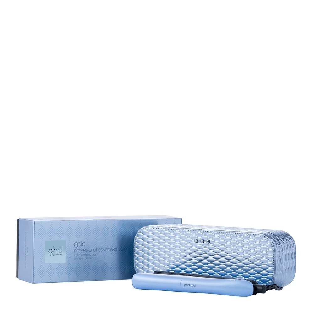 Ghd Gold Limited Edition Icy Blue | Plancha Profesional | Peinado Suave, Brillante y Duradero.