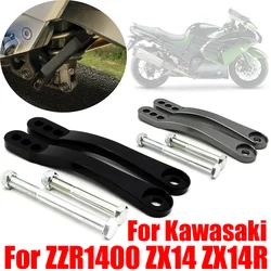 For KAWASAKI ZZR1400 2006 - 2020 ZZR 1400 ZX14 ZX-14 ZX14R ZX-14R Accessories Rear Shock Suspension Lowering Linkage Links Kit