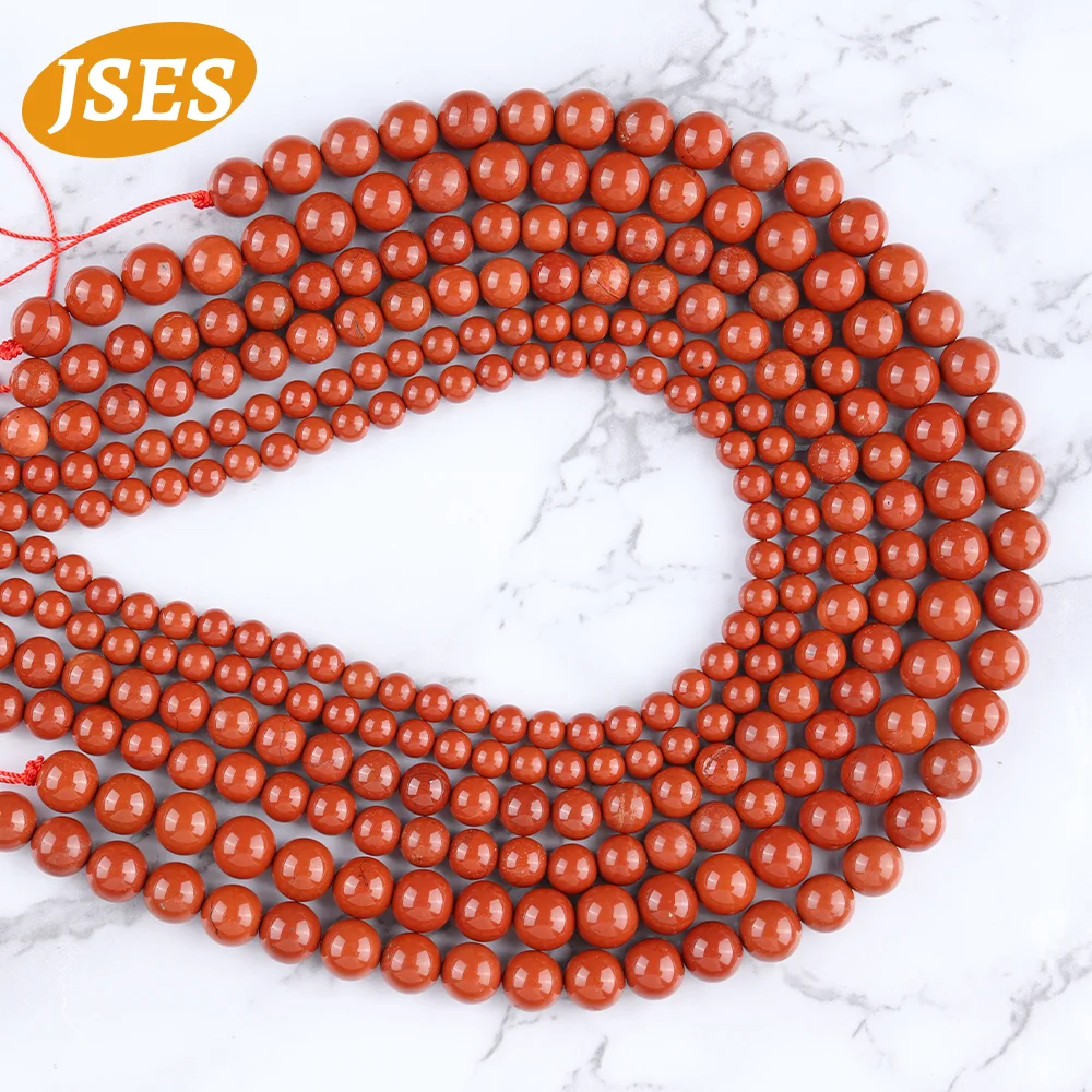 AA Natural Red Jasper Jade Stone Beads for Jewelry Making Bracelets DIY Accessorries 15 inches Strand Wholesale & DIY Gift