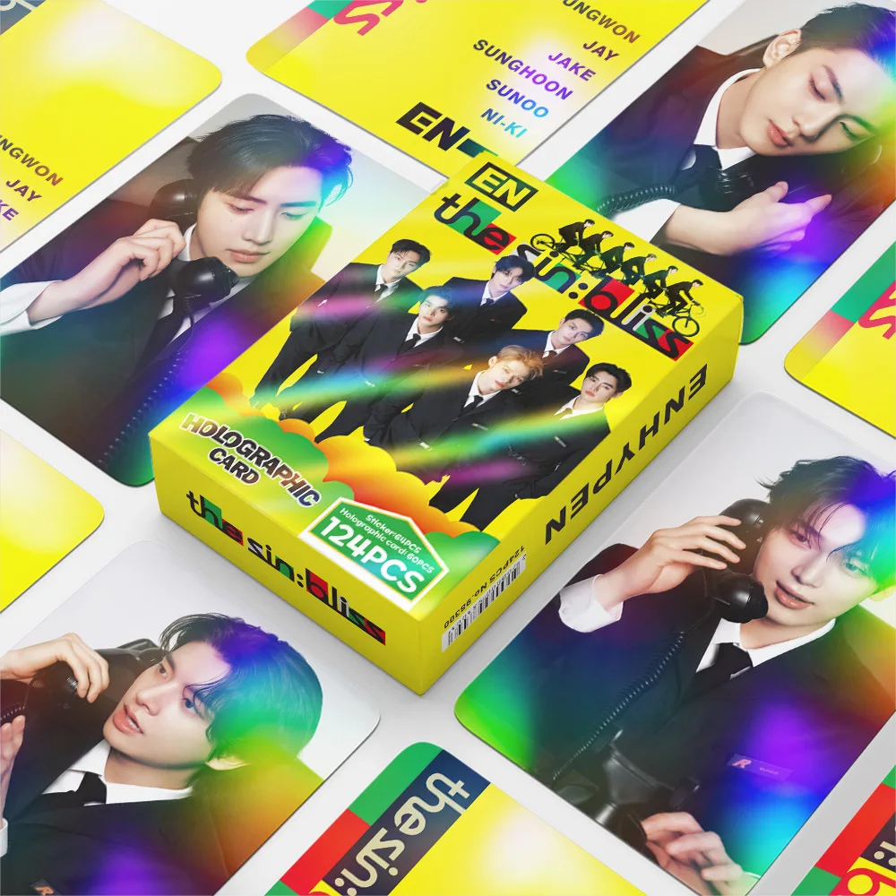 124Pcs THE SIN BLISS Lomo Cards Photocards HD Fans Collection Cards Decorative Stickers Present Gifts