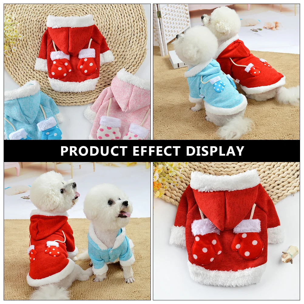 

1Pcs Christmas Dog Sweater Costume Durable Knit Pet Clothes Soft Warm Hoodie Winter Party Christmas Pet Clothes