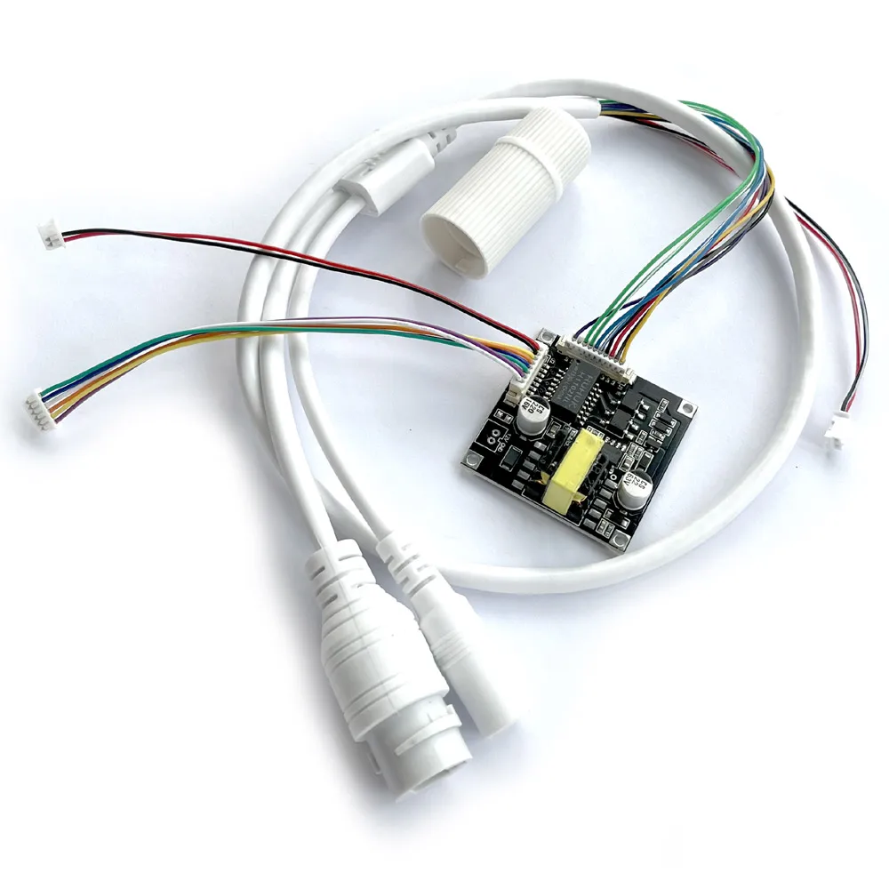 Papan PCB Splitter POE Pintar Output DC12V / Input DC48V IEEE802.3af/at untuk Kamera IP IPC dengan Kabel POE