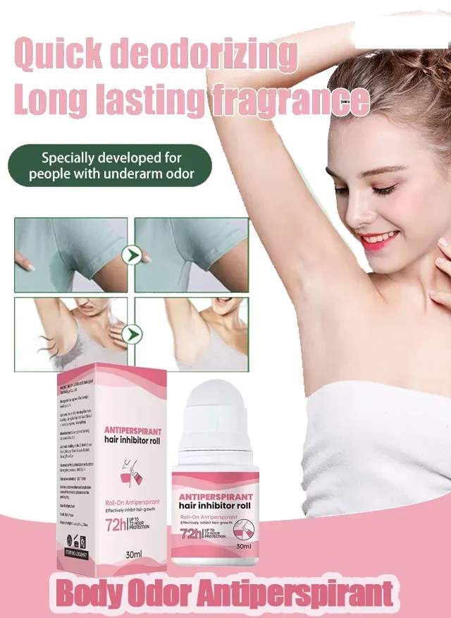 Underarm Deodorants Body Odor Spray Long Lasting Antiperspirant Hair Inhibitor Sweat Hair Removal Eliminate Bad Smell Skin Care