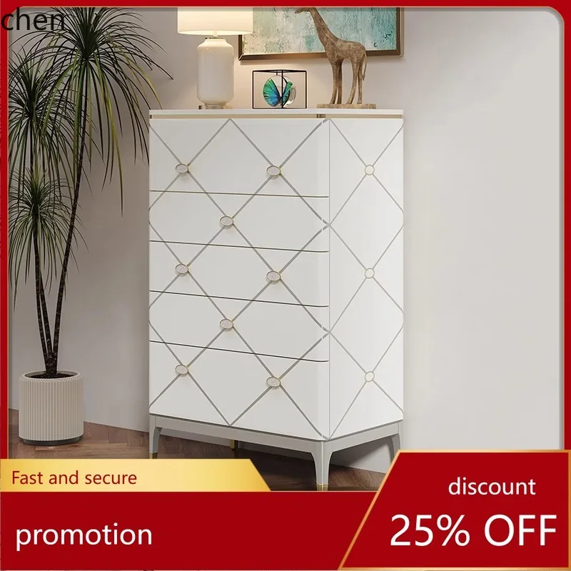 

Шкаф с пятью ящиками CZ, корпус из цельного дерева, настенный декоративный шкаф для гостиной, дома, спальни, прикроватный ящик, шкаф для хранения