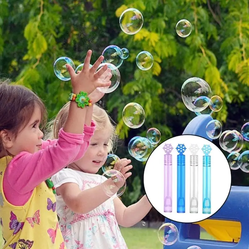 Kids Friendly Christmas Bubble Toy Multi Use Bubble Wand For Outdoor Indoor Play Safe Material No Liquid Included