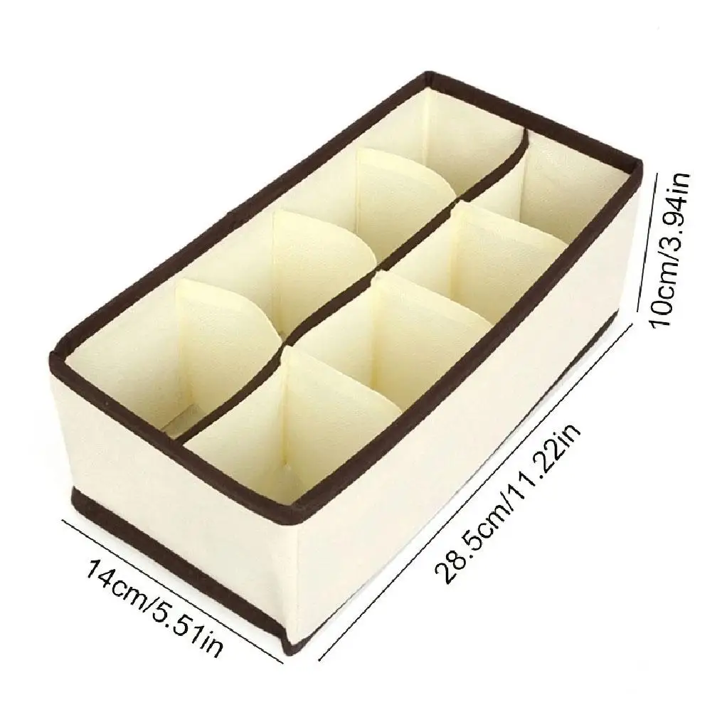 Organizer für Unterwäsche, Socken, BHs, Hosen, faltbare Schrank-Organizer, Schubladenteiler, Schal-Aufbewahrungsbox, Kleiderschrank-Schubladen-Organizer