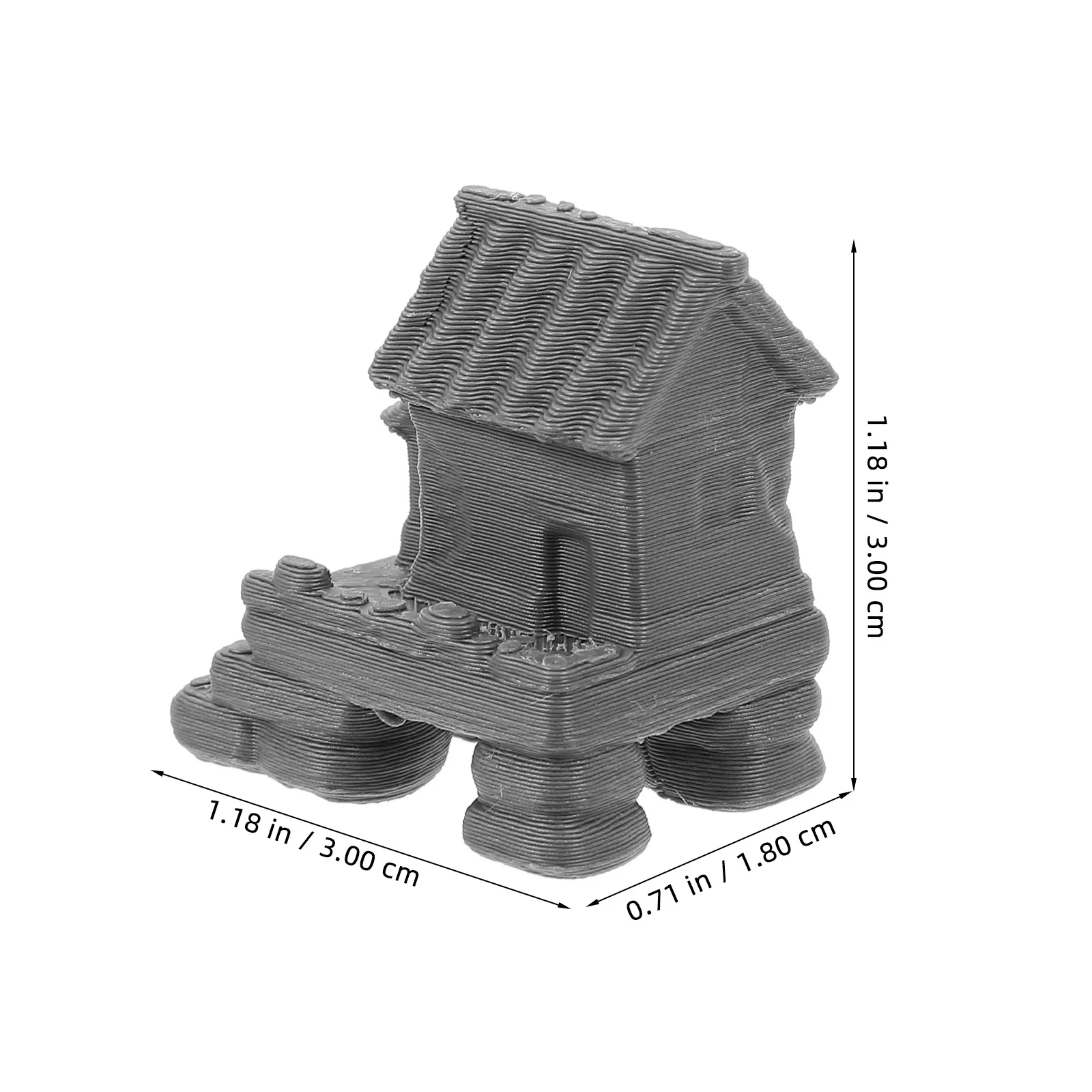 Aquarium Decorative Shelter Fish Tank Landscaping House Resin Ornament No Deformation Fading Lifelike Landscape Adornment