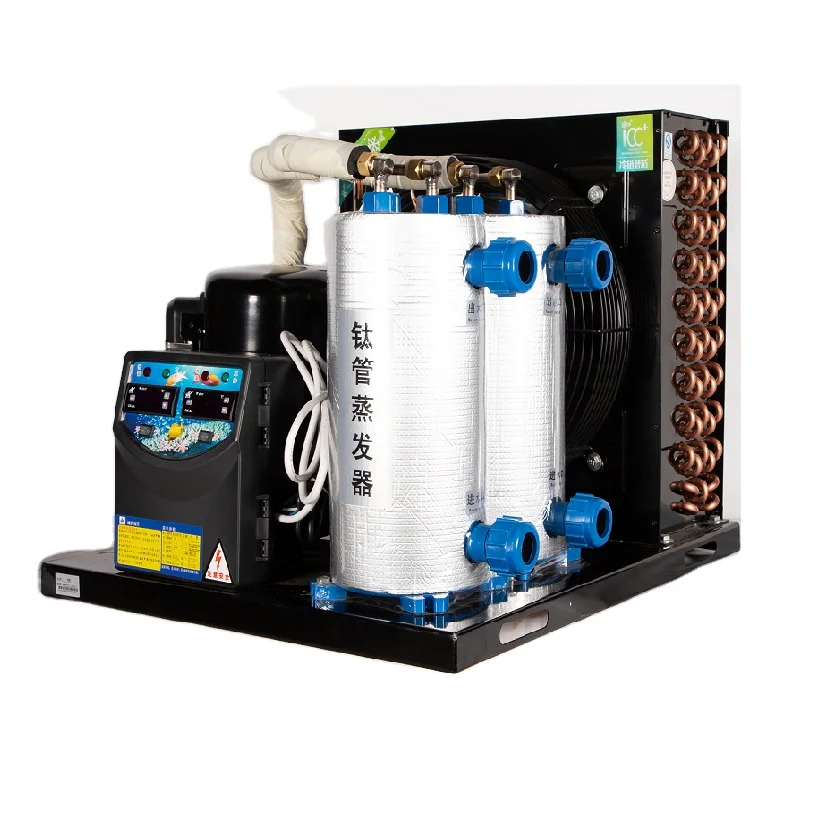 

1800W Box Water Chiller, Dual Evaporator & Tank, Motor Pump, Factory Supply, Low Price & Fast Delivery