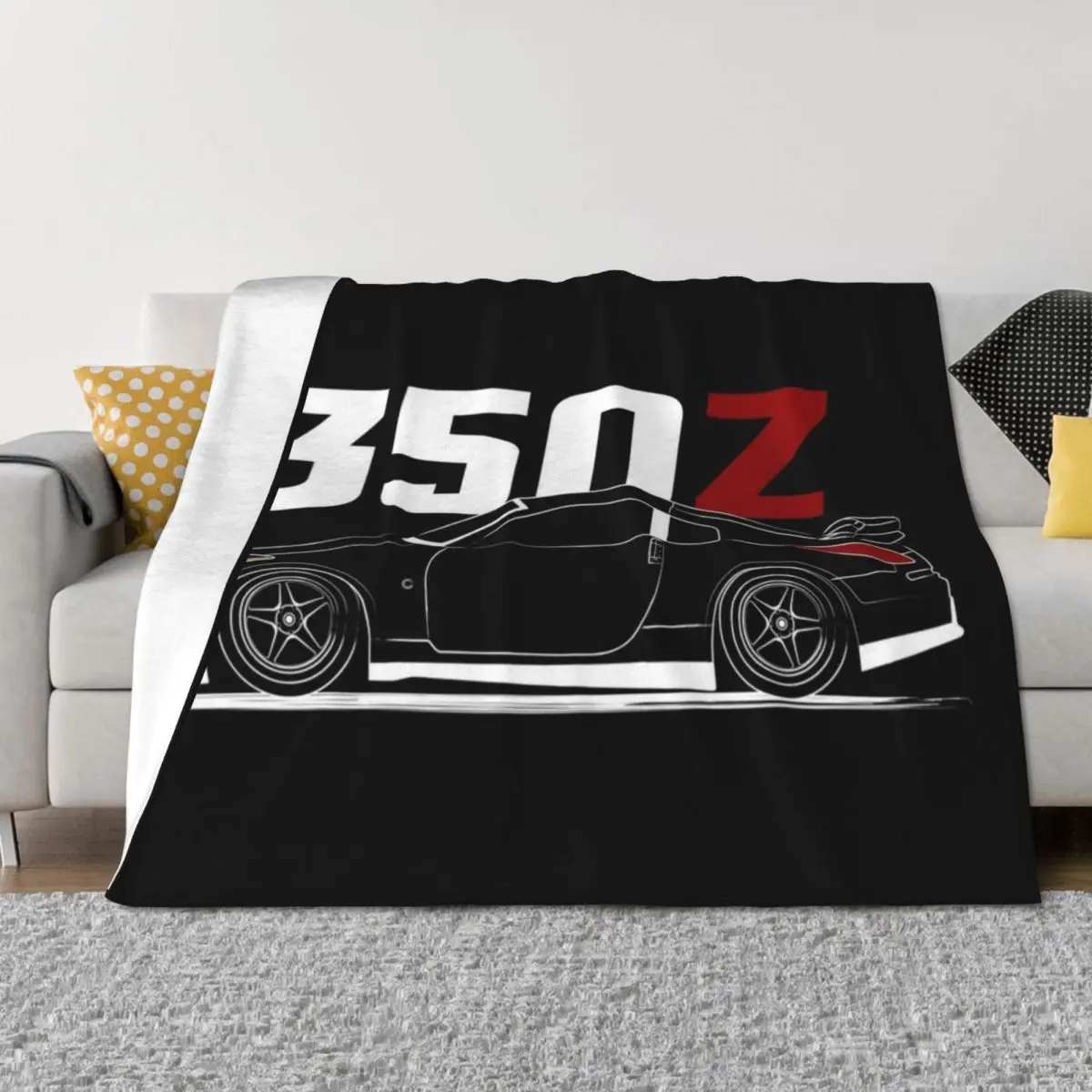 

JDM 350 Z Throw Blanket Furry Cute Heavy Blankets