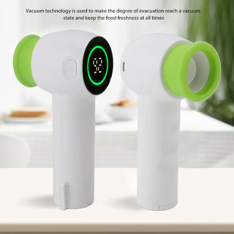 

Cordless Handheld Vacuum Sealer Machine Multifunctional Food Preservation with Bags And Lids Includes - AV-100S Model