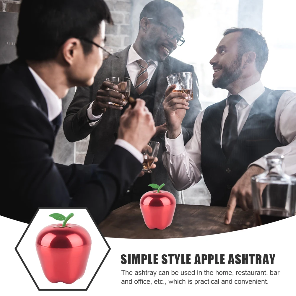 

Aluminum Alloy Durable Smooth Easy Clean Home Office Restaurant Bar Smokeless Smokeless Ashtray For Home Indoor Mini Holder