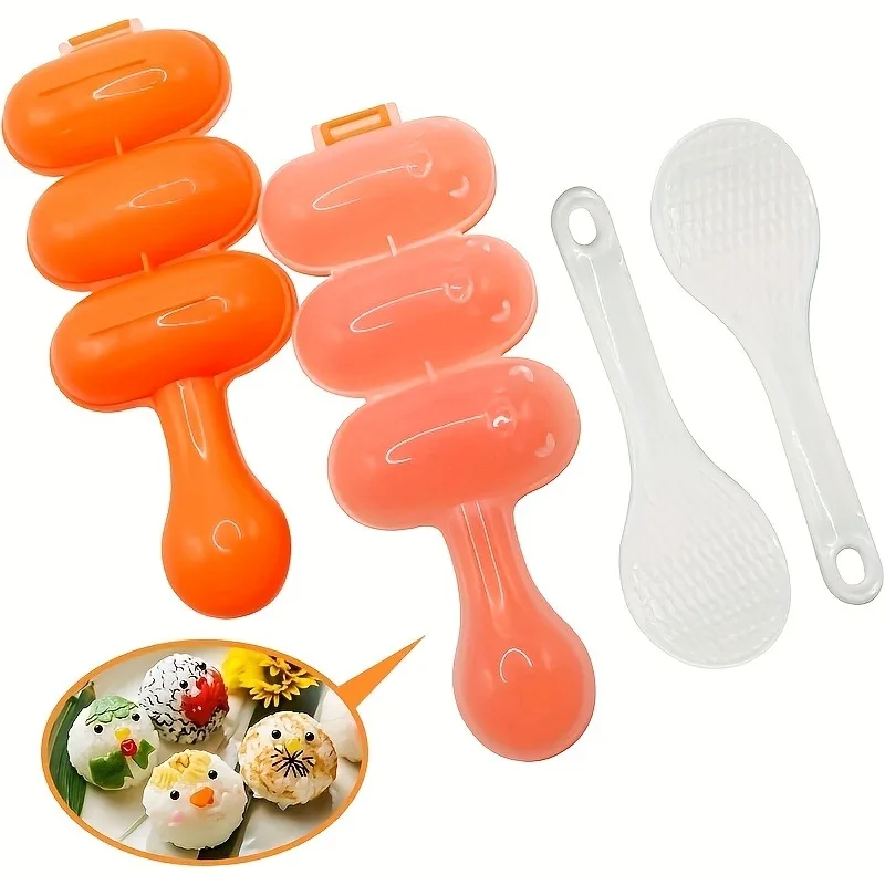 Rice ball molds and sushi makers, make perfect rice ball and sushi, fun kitchen tools, back to school season, Christmas gifts