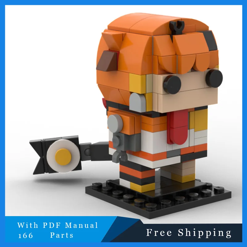 166 pièces MOC jeux célèbres personnages de films modèle bloc de construction briques assemblage éducatif DlY ensemble de jouets cadeaux d'anniversaire de noël