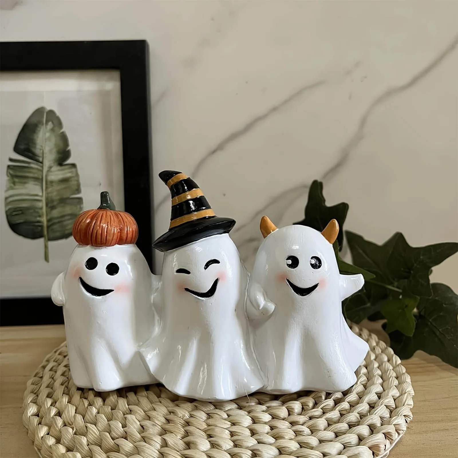 

Halloween Horror Decor Spooky Resin Statue Halloween Figurines Gnomes Decorations For Home Outdoor Yard For Indoor Porch Decor