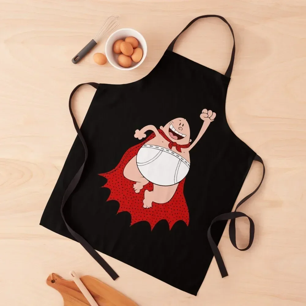 Captain Underpants - Comic Cartoon Apron kitchen woman nail tech supplies Apron