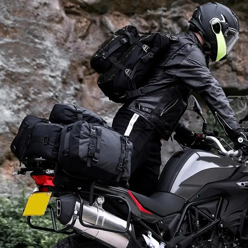 G7NA Wasserdichter Rucksack Hecktaschen Rücksitztasche Hecktasche Roller Gepäck – Detail 8