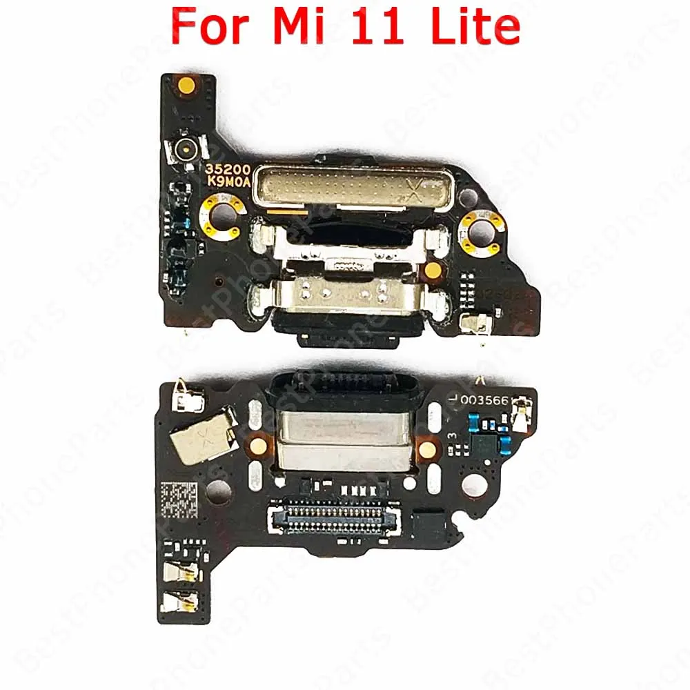 For Xiaomi Mi 11T Pro 11 Lite 5G Mi11 Ultra Charging Port Charge Board Usb Connector Pcb Dock Plate Replacement Spare Parts