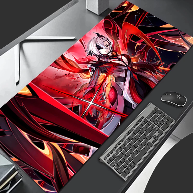Mousepad Computer Gaming Accessories Keyboard Pad Office G-genshin Impact Arlecchino Rubber Mouse Pad Decoracion Desk Mouse Mat