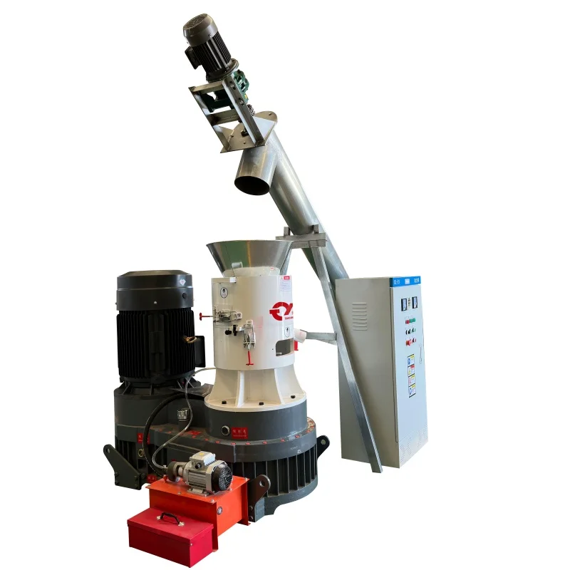 New Tiantai Commercial Livestock Feed Pellet Mill Machine with 90KW Motor for Wood Straw Grass Processing High Productivity