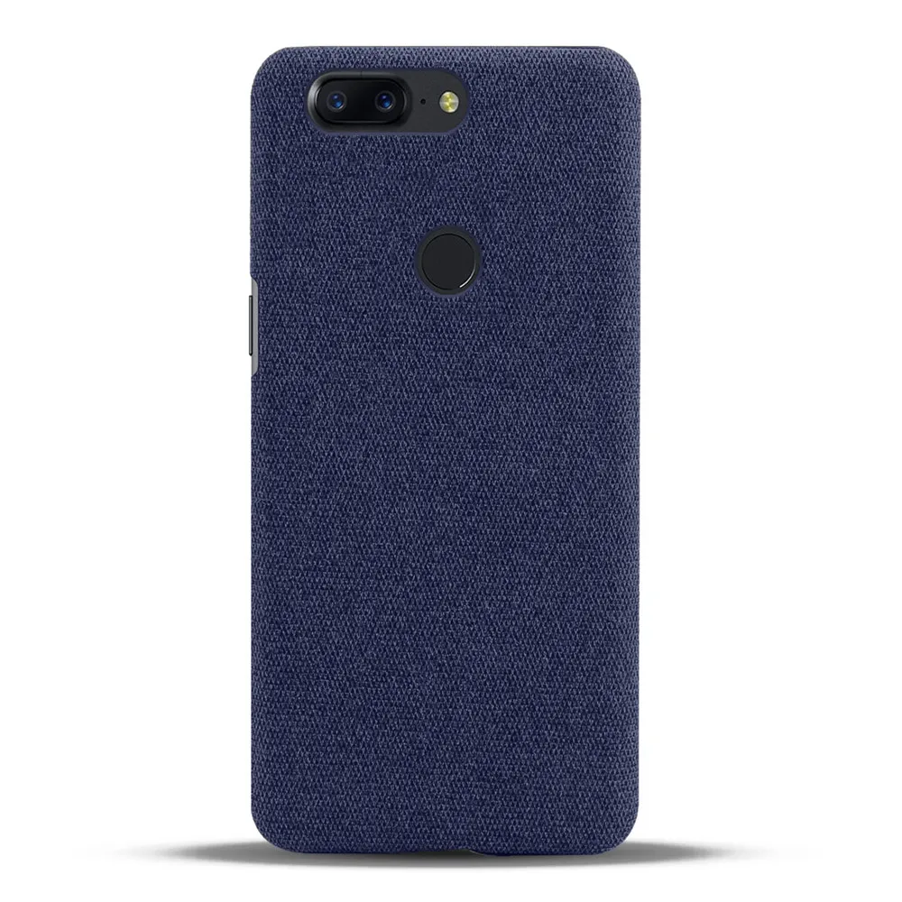 Cloth Cases For Oneplus 5T Case Case Slim Retro Cloth Hard Phone Cover For One Plus A5010 5 T Capa 1 + 5T 1+5 Funda Coque