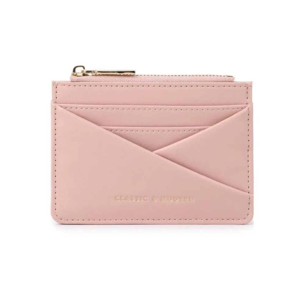 Portable Solid Color Short Wallet Ultra Thin Korean Style Card Bag Clutch Multi-function Coin Purse Men