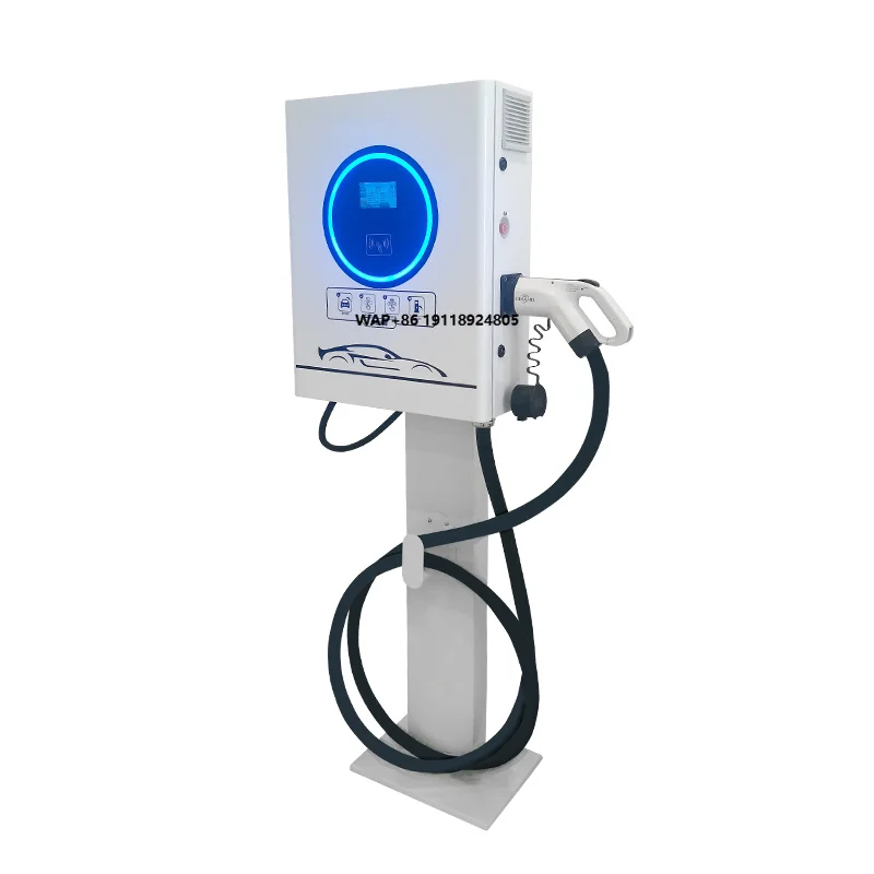 Hot Sale 40kw AC Charging Pile with 2x Type 2 Sockets for Municipal On-Street Charging
