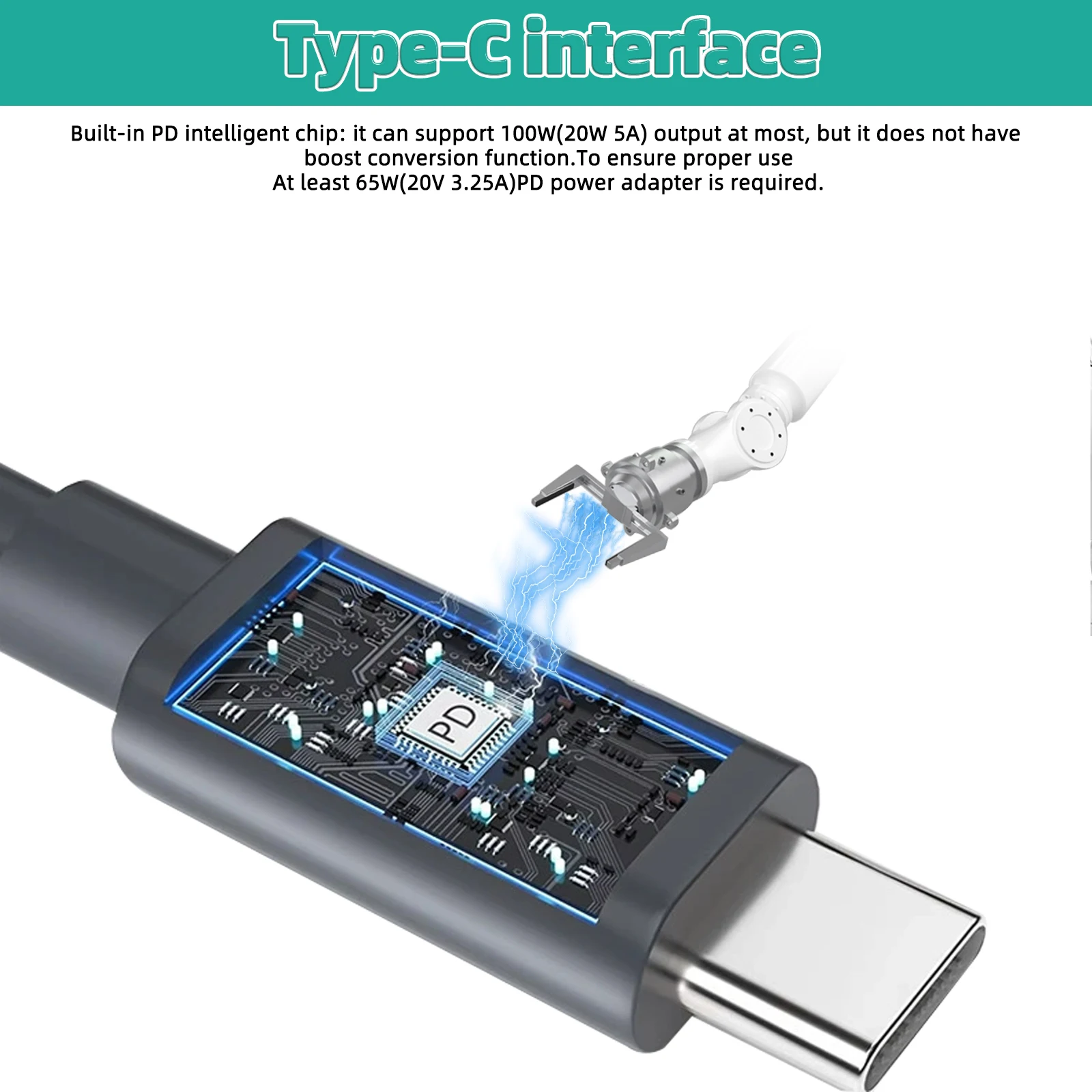 Starlink Mini 3-in-1 Power hdmi Cable – Type-C/DC/Cigarette Lighter 100W Fast Charge Waterproof & Durable for Multi-Scenario Use