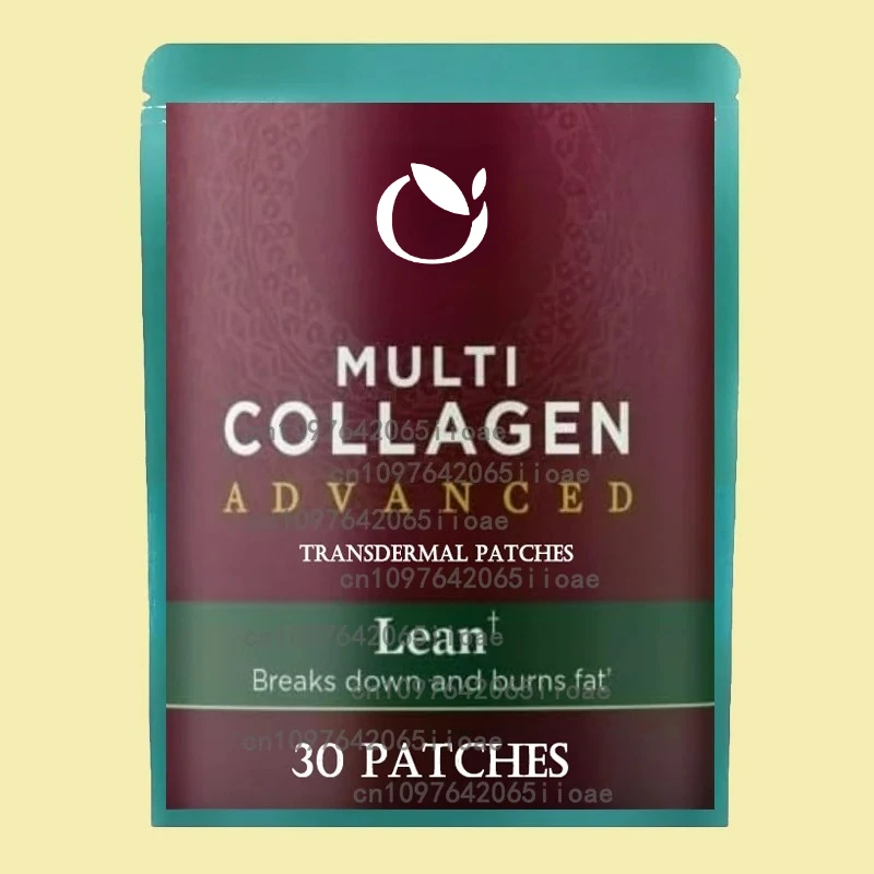 

Транспьютерные пластыри Multi Collagen Plus с пробиотиками, гидролизованными коллагеновыми пептидами поддерживает здоровое похудение, 30 пластырей