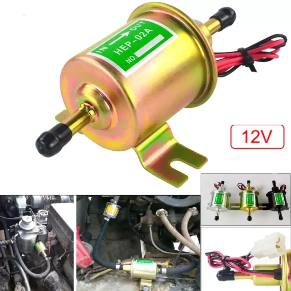 

Универсальный электрический топливный насос 12 В HEP-02A, дизельный бензиновый болт, крепежный провод низкого давления, модификация автомобиля, мотоцикла, квадроцикла