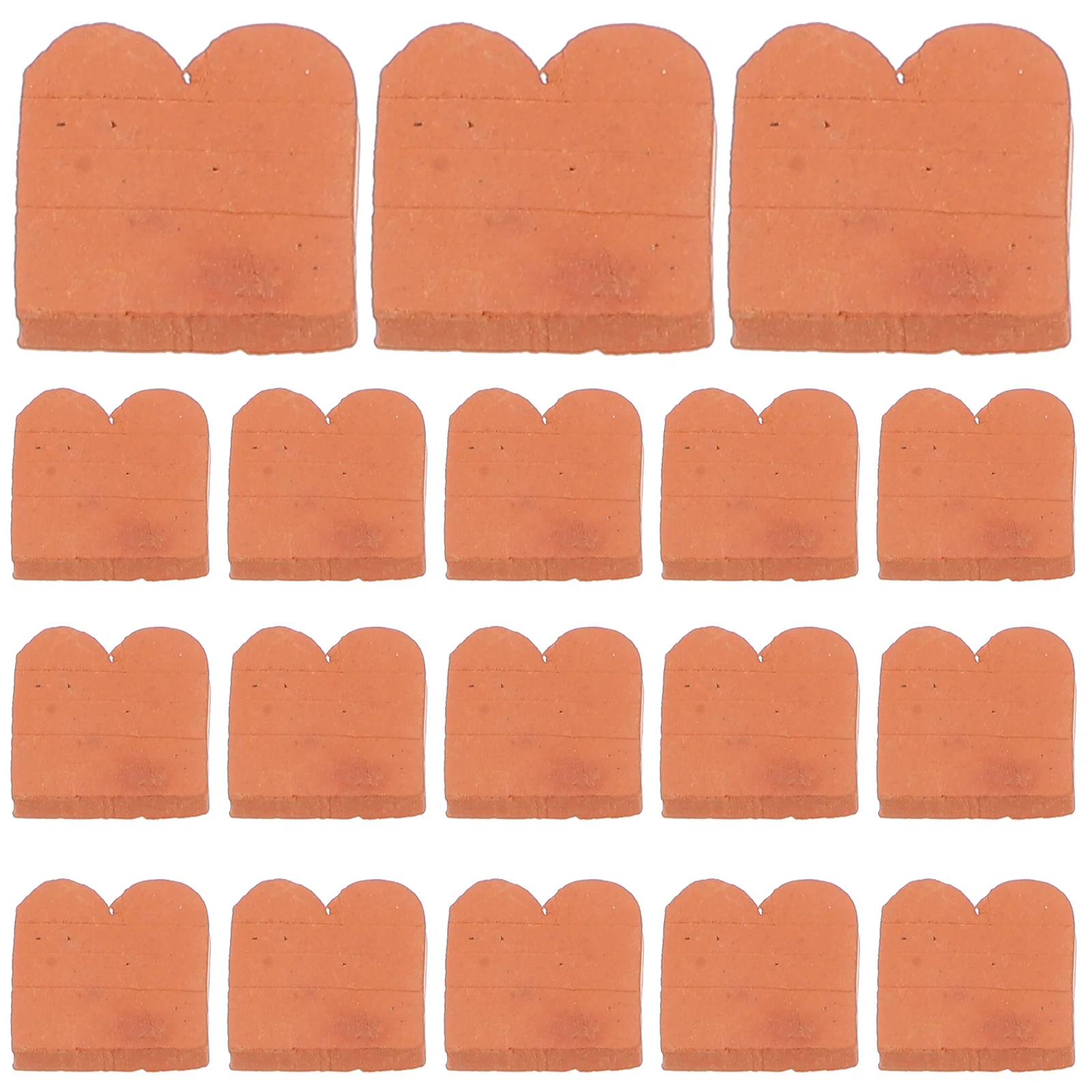 อิฐจำลองขนาดเล็ก 100 ชิ้น สำหรับโต๊ะทราย สถาปัตยกรรม DIY ตกแต่งภูมิทัศน์ขนาดจิ๋ว ผนังอาคาร และอุปกรณ์ตกแต่ง