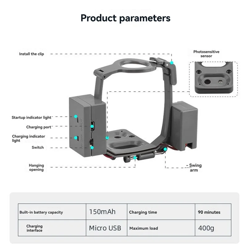 A45U For Drone For DJI 2 Pro/Zoom Delivery Quick Release Airdrop System For Wedding Ring& Gift Transport Accessories