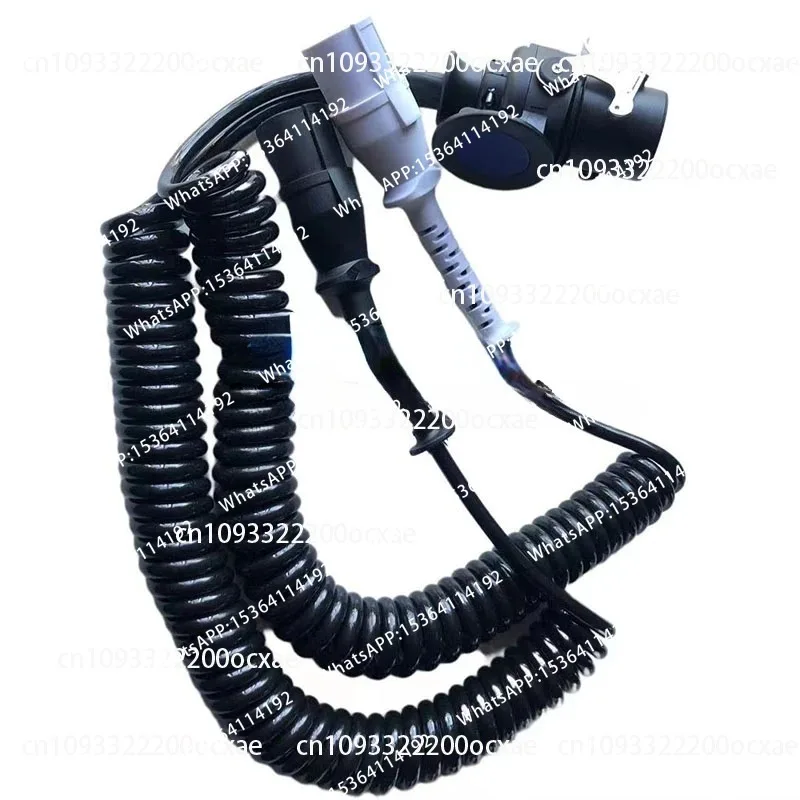 High-quality Power Cord Connecting Cable 15 Cores To 7 Cores, One Tow Two Lengthened Trailer Line