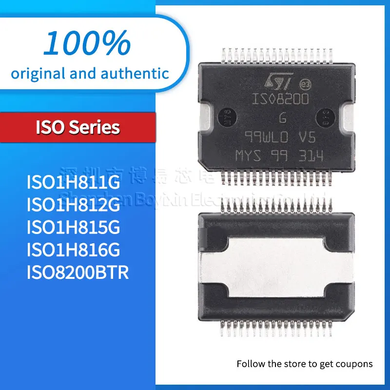 

Original ISO1H811G ISO1H812G ISO1H815G ISO1H816G ISO8200BTR power electronic switch IC chip package DSO-36 BSSOP-36